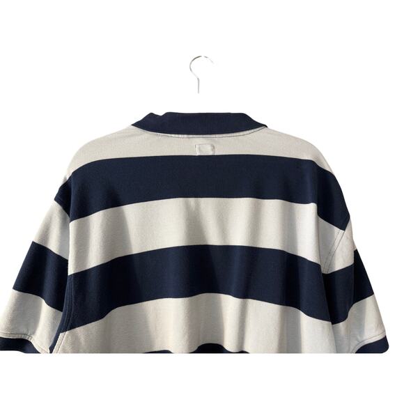 Men’s Levi Striped Polo Blue Short Sleeve Size 3X Preppy - Picture 8 of 15
